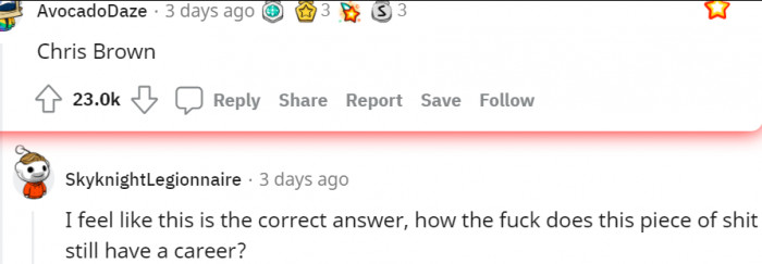 17. How does Chris Brown still have a career?