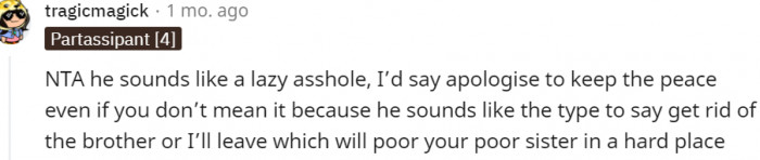 13. Apologize in order to keep the peace