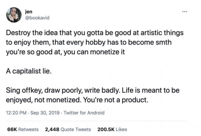 16. A capitalist lie...