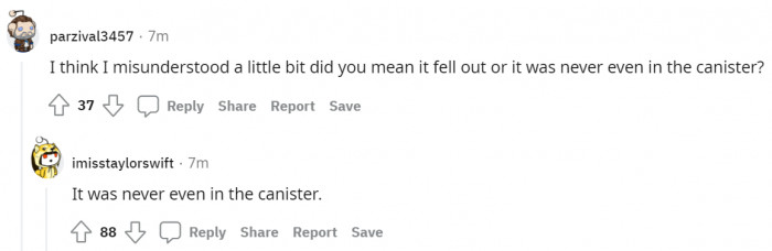 18. The present was never present