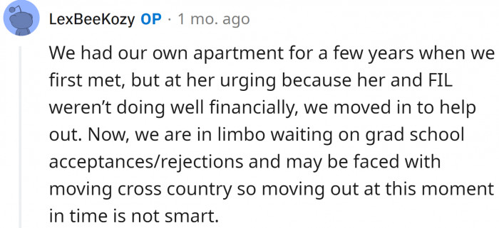 It's a situation that will only improve with time.