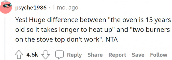 At this point, the landlady is just lying.