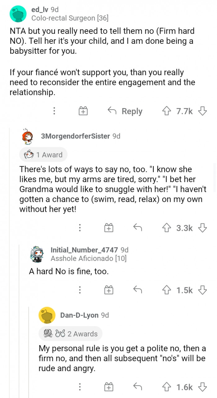 #2 Tell Them You Are Done Babysitting Their Child and Want to Enjoy Your Vacation.