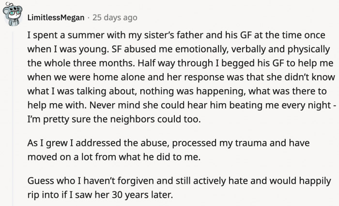 A Redditor shared an experience and showed how the trauma affected them.