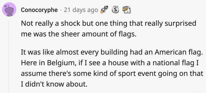 17. Americans love their flag