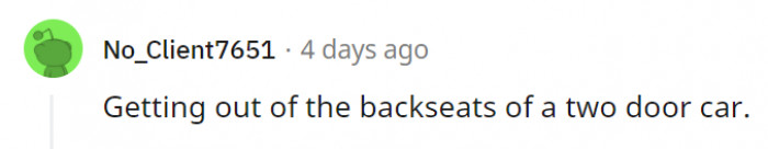 7. You just never really know how to operate your limbs correctly to look good.