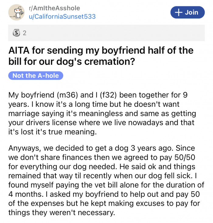 Here's the original Reddit post by u/CaliforniaSunset533: