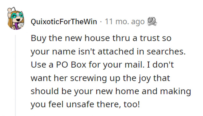 In that new house, they should have the new life they deserve