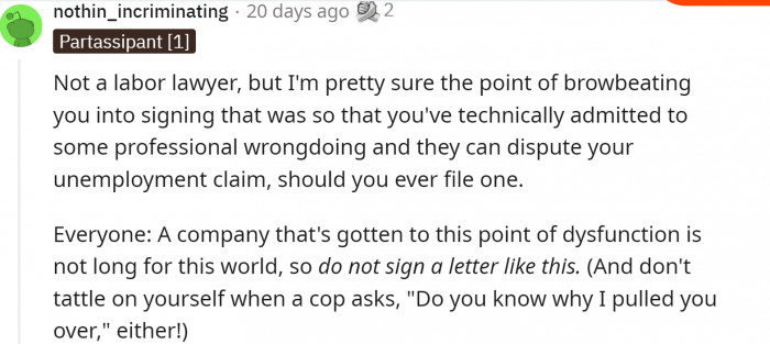 But others think that the whole thing has a legal background.