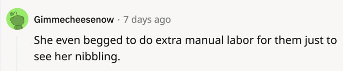 The sister-in-law could've said no, but instead, she desperately tried to compromise because she really wanted to see their baby