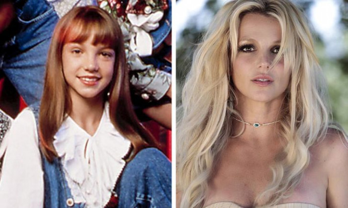 10. Britney Spears's before and after