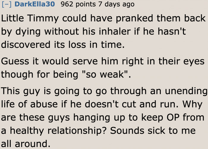 These guys obviously don't know what could potentially happen to people with asthma.