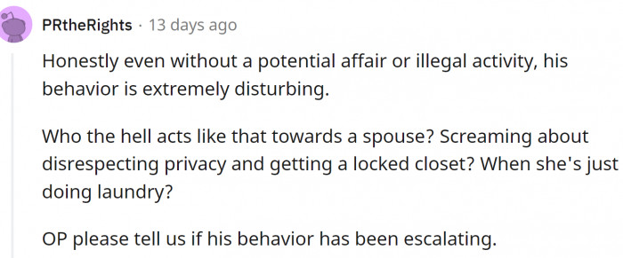 Some Redditors were worried about OP