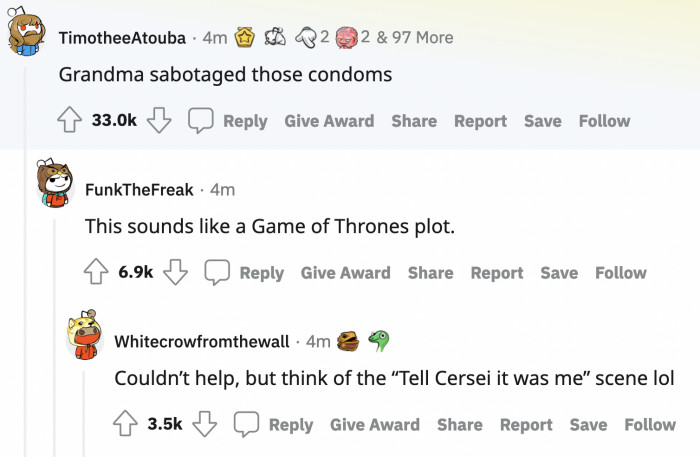 Is grandma Lady Olenna of House Tyrell?