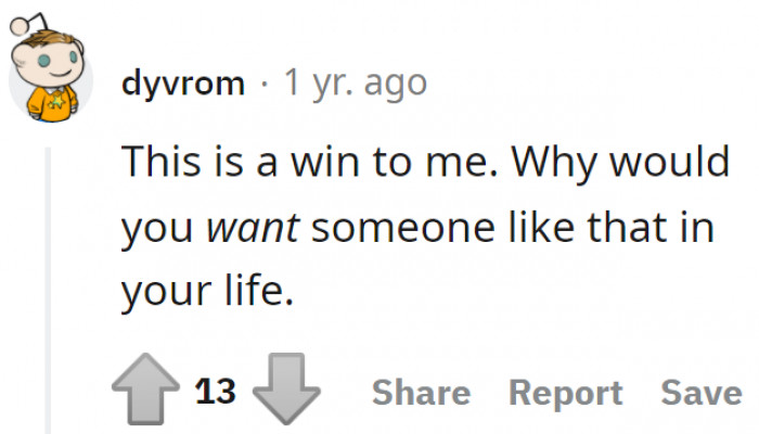 It looks like a win.