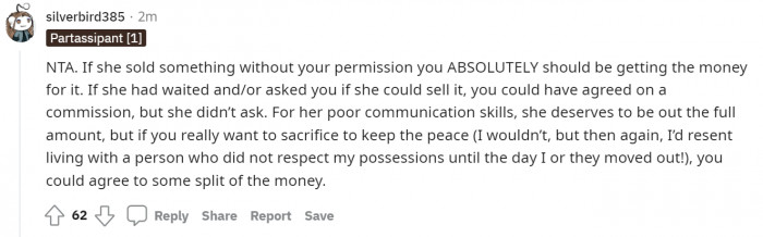 Fight for your money, and girl, get that $70 back.