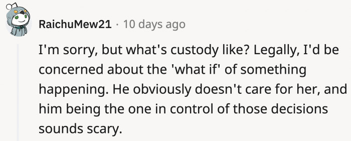 This is a big, scary 'what if' that should be answered.