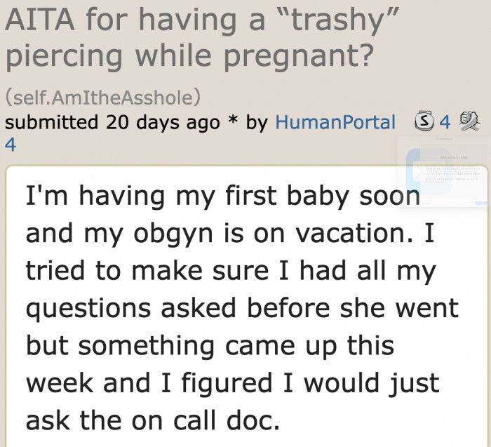 A woman needed to reach out to her doctor about a problem.