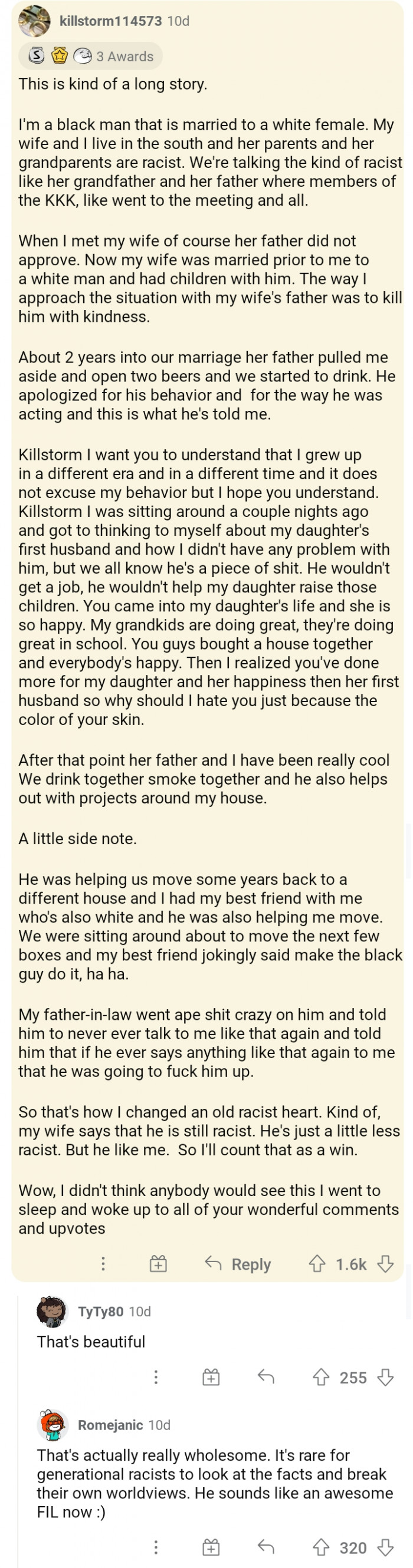 #16 Transformed a Racist Heart by Doing Good Things Regardless of Their Treatment