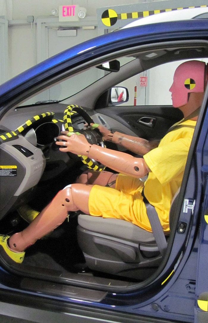 Car crash dummies are built with a male standard, meaning that in car crashes, women are almost 50% more likely to be seriously injured than men.