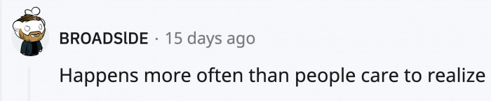 Unfortunately, this is true.