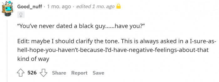 When they feel the need to ask questionable things.