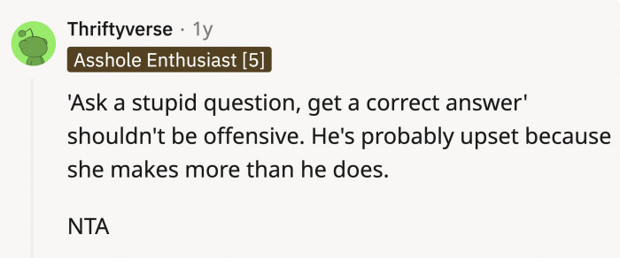 OP's uncle might have been wishing for that dream car of hers too