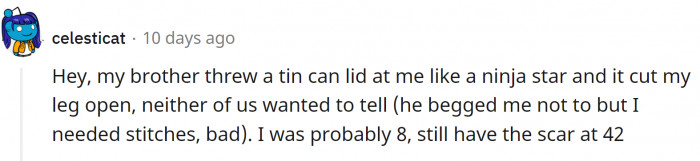 22. We all wanted to be ninjas...