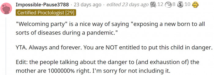 Redditors were not kind to OP