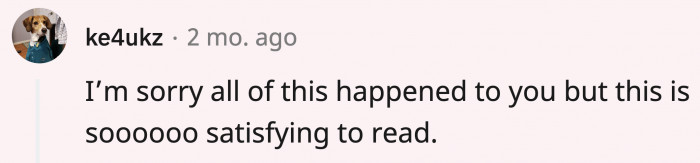 It really was a chef's kiss ending.