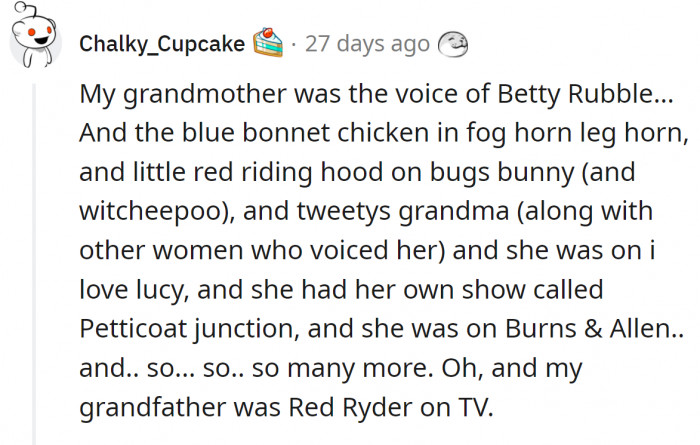 8. Grandmother, voice of many