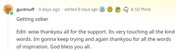 The great thing is that they still keep trying. Good for you!