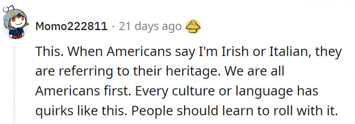 But people should learn to accept this.