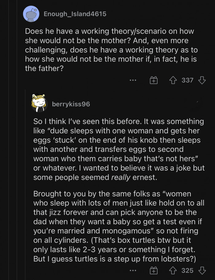 There are some wild theories out there; Jesus Christ 😂 😂