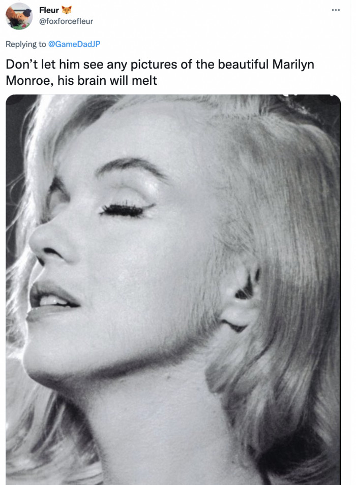 This is an unretouched photo of Marilyn Monroe where she was captured in her natural beauty