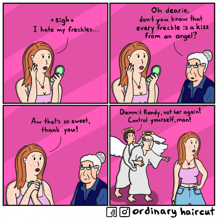 18. Such lovely kisses from angels