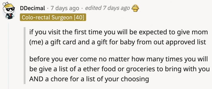 OP might've thought that things like this happen for royal...