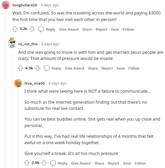 Yep, That Was the First Time They Met in Person.