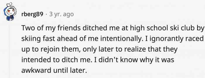 When you catch up a little too late.