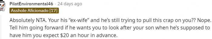 17. Missing Custody Times Equals Paying Up