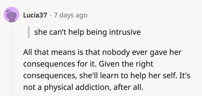 OP stated in the post that her in-laws always excused her mother-in-law's behavior.