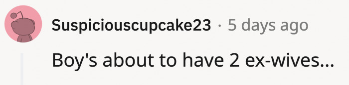 And his ex's pictures to keep him company