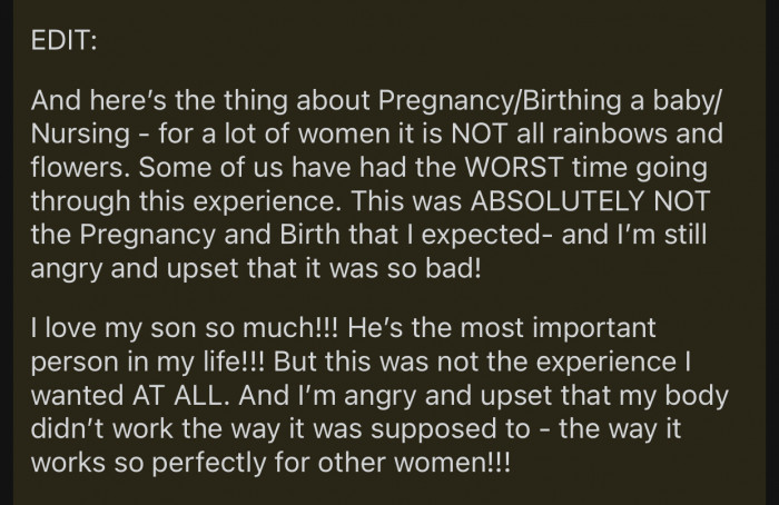 Mom Who Recently Underwent Traumatic Childbirth Screams At Her ...