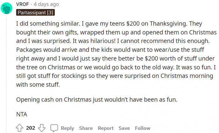 This parent did something similar for her children as well.