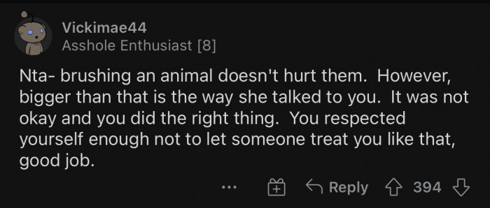 OP did the right thing.