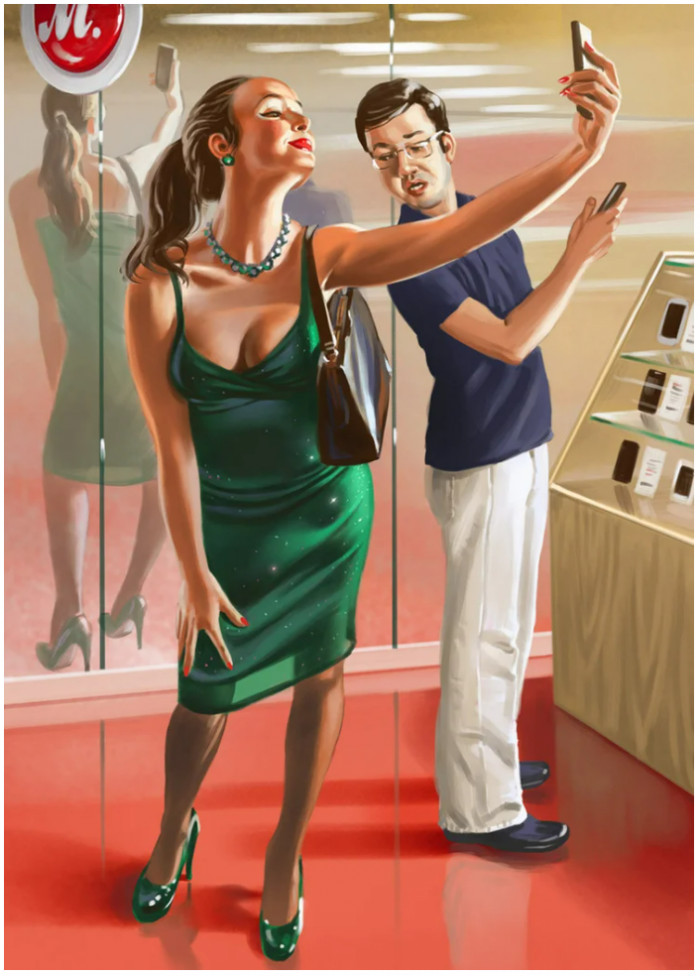 10. Even though the selfie she clicked was a happy one, the memory associated with it would tell a different story!