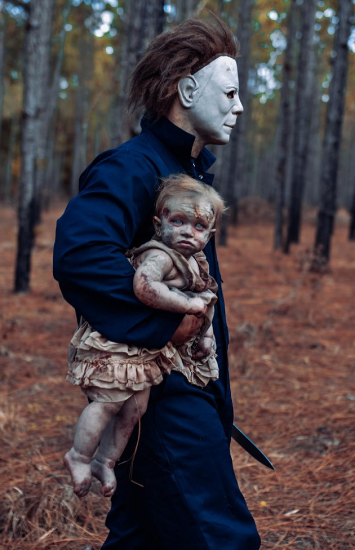 Mom Turned Her Baby Into A Zombie For A Spooky Photoshoot And The