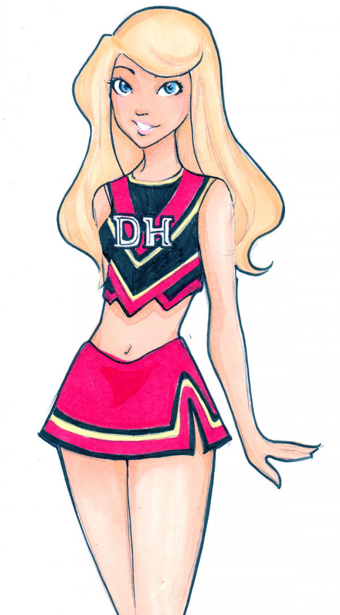 4. Disney High: Cheer uniform