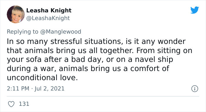 Comfort of unconditional love