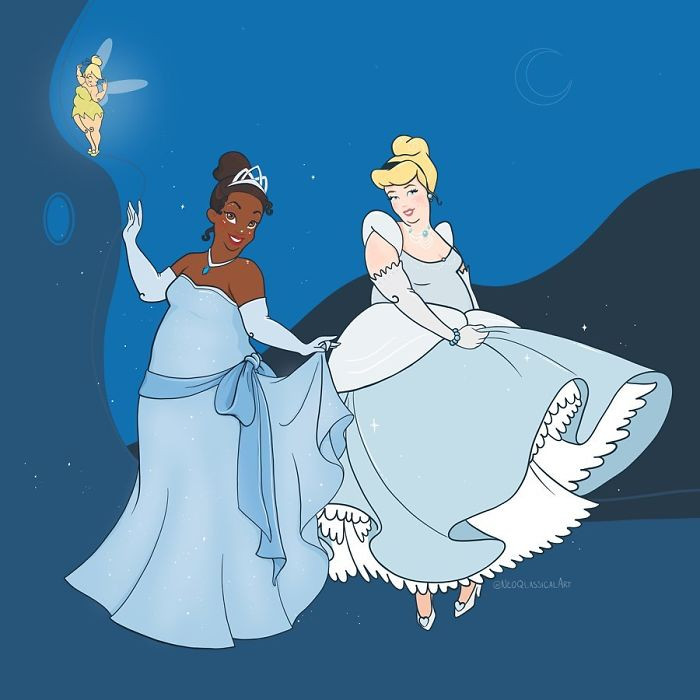 Artists Recreations Of Disney Princesses As Plus Size Girls Sparked An Intense Online Debate 1687